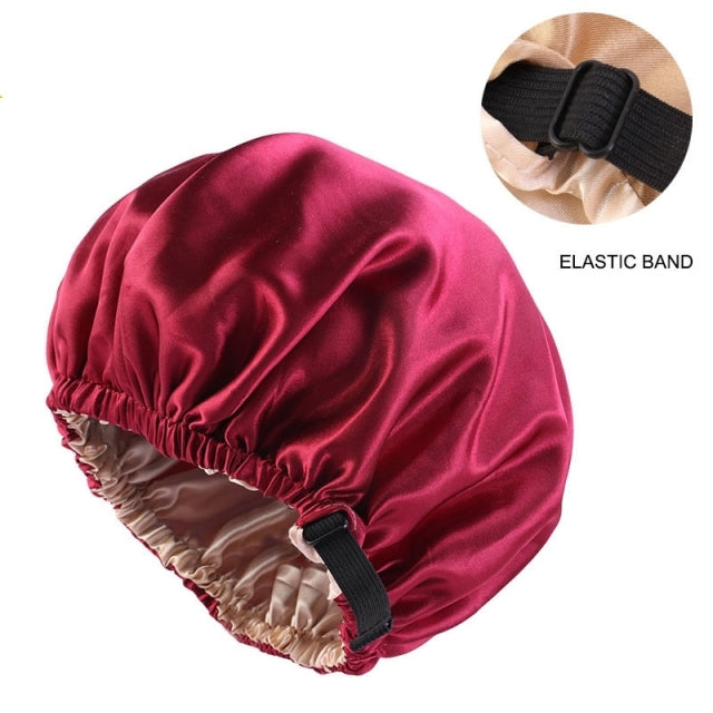 New Satin Hair Cap For Sleeping Invisible Flat