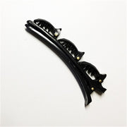 Black Braider Hair Clip Burst Pin Hairdo Bring Hair