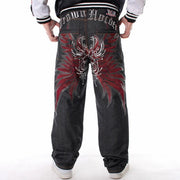 Men Street Dance Hiphop Jeans Fashion Embroidery