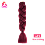 Dream Like 24 inch Ombre Color Synthetic Hair Braids Pre Stretched Wholesale