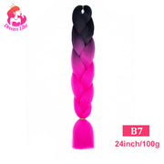 Dream Like 24 inch Ombre Color Synthetic Hair Braids Pre Stretched Wholesale