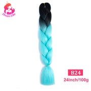 Dream Like 24 inch Ombre Color Synthetic Hair Braids Pre Stretched Wholesale