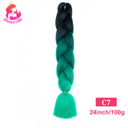 Dream Like 24 inch Ombre Color Synthetic Hair Braids Pre Stretched Wholesale