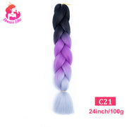 Dream Like 24 inch Ombre Color Synthetic Hair Braids Pre Stretched Wholesale