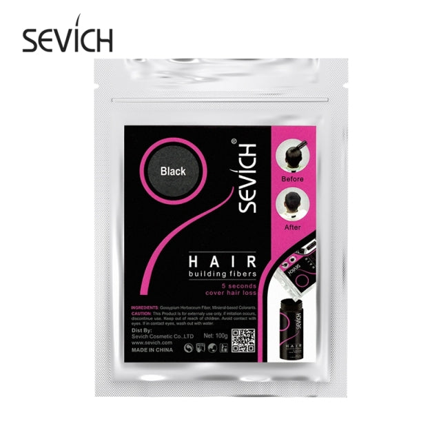 Sevich 100g Hair Fibers 10 Color Keratin