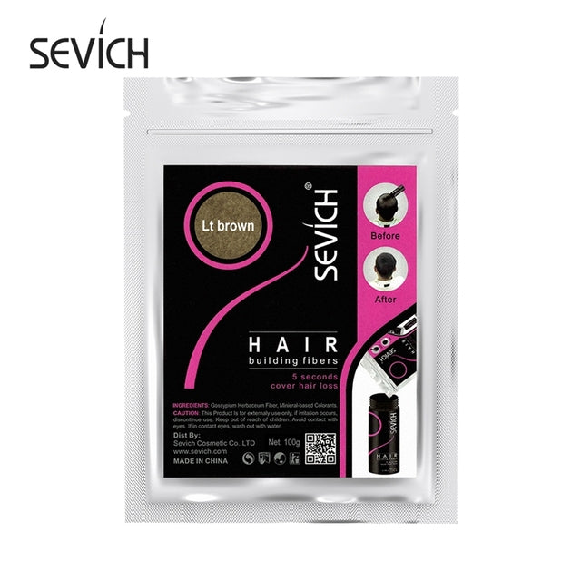 Sevich 100g Hair Fibers 10 Color Keratin