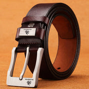 Genuine Leather For Men&#39;s High Quality Buckle Jeans Cowskin Casual Belts