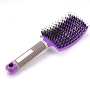 Girls Hair Scalp Massage Comb Hairbrush Bristle Nylon