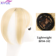 Black/Light Brown Clip In Hair Bangs Hairpiece Accessories Synthetic