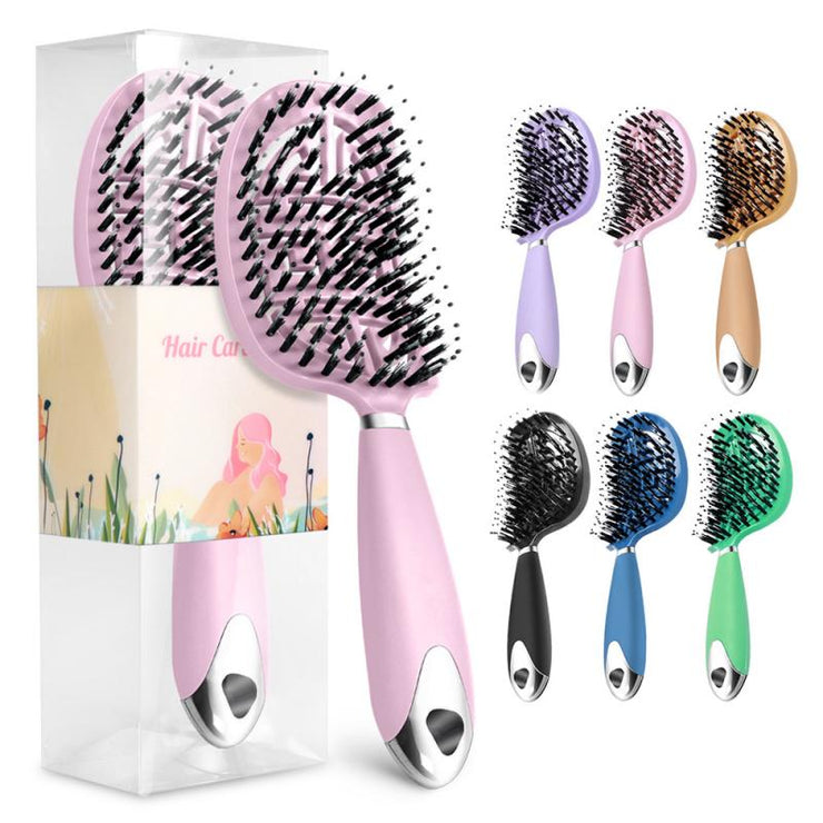 Pop Brush Brosse Detangling Hair Brush Nylon Scalp