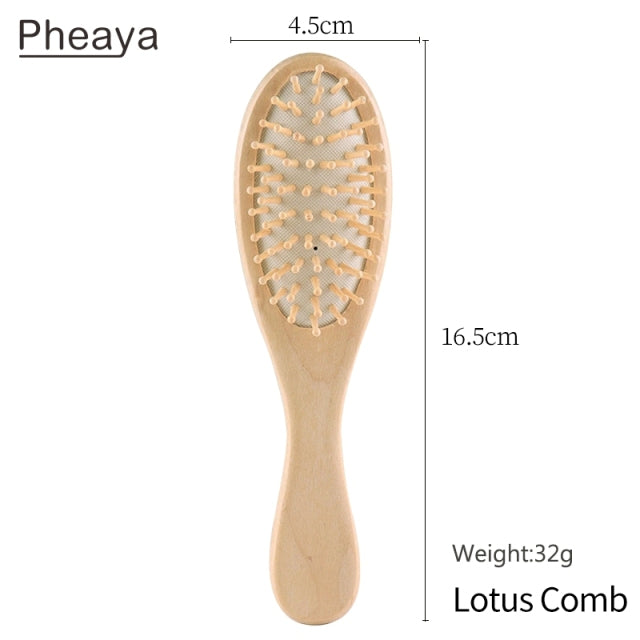 Hair brush Women Massage Bamboo Combs