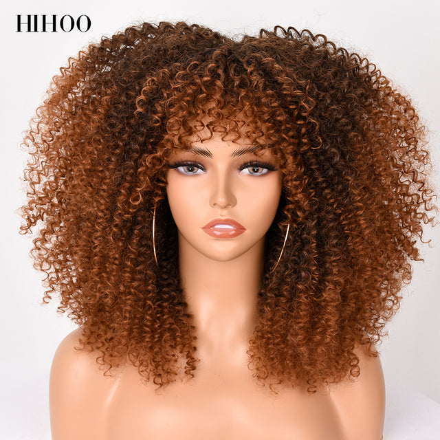 Hair Afro Kinky Curly Wig