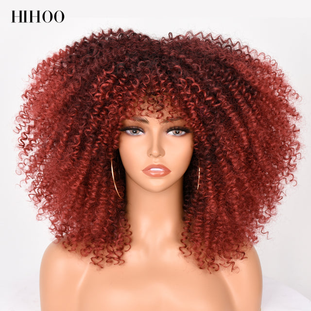 Hair Afro Kinky Curly Wig