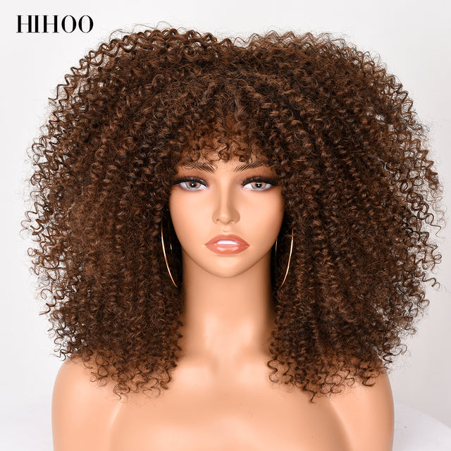 Hair Afro Kinky Curly Wig