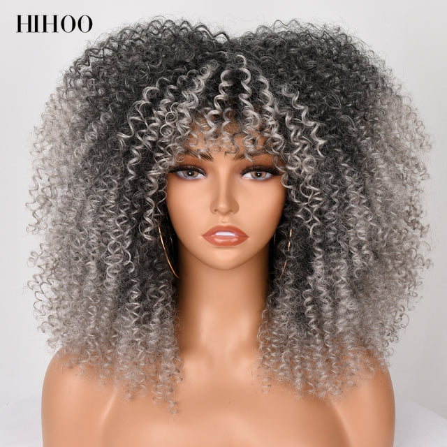 Hair Afro Kinky Curly Wig