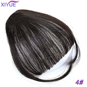 Black/Light Brown Clip In Hair Bangs Hairpiece Accessories Synthetic