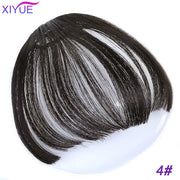 Black/Light Brown Clip In Hair Bangs Hairpiece Accessories Synthetic