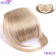 Black/Light Brown Clip In Hair Bangs Hairpiece Accessories Synthetic