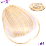 Black/Light Brown Clip In Hair Bangs Hairpiece Accessories Synthetic