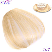 Black/Light Brown Clip In Hair Bangs Hairpiece Accessories Synthetic