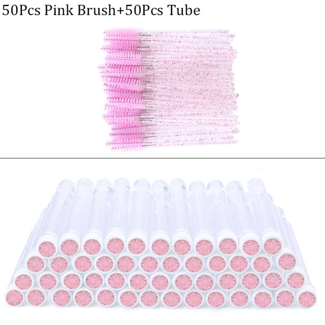 Reusable Eyebrow Brush Tube Disposable