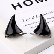 Pair Small Demon OX Horn Hairpins Costume Pin Hairpins