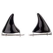 Pair Small Demon OX Horn Hairpins Costume Pin Hairpins