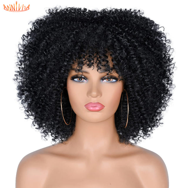 Short Hair Afro Kinky Curly Wigse