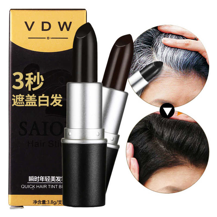 Black Brown One-Time Hair Dye Instant Gray Root Coverage Hair Color