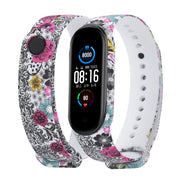 Strap For Xiaomi Mi Band 4 3 5 6 watch band Creative graffiti style