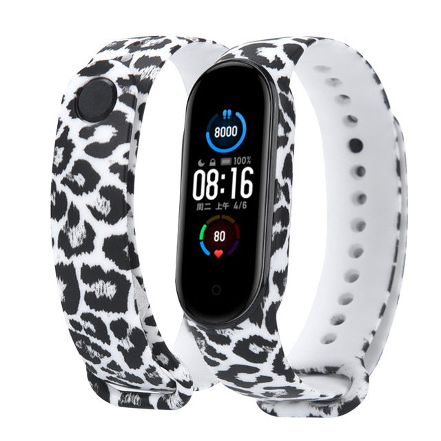 Strap For Xiaomi Mi Band 4 3 5 6 watch band Creative graffiti style