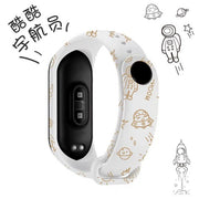 Strap For Xiaomi Mi Band 4 3 5 6 watch band Creative graffiti style