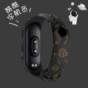 Strap For Xiaomi Mi Band 4 3 5 6 watch band Creative graffiti style