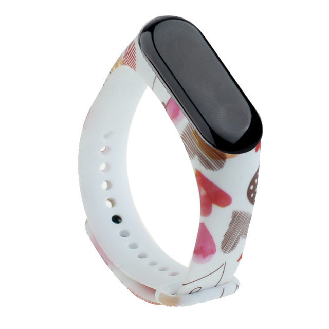 Strap For Xiaomi Mi Band 4 3 5 6 watch band Creative graffiti style