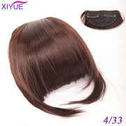 Black/Light Brown Clip In Hair Bangs Hairpiece Accessories Synthetic