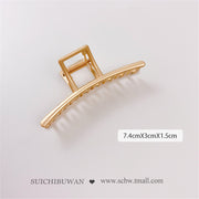 New Hair Claw Barrettes For Women Fashion Girl Metal