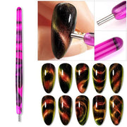 LEMOOC Magnetic Nail Art Stick 9D/5D  Cat Magnetic Effect Strong Magnet Board Painting Gel Nail Gel Polish Varnish Tools