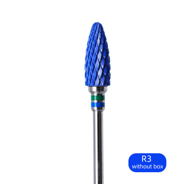 Ceramic Nail Drill Bits Rotate Burr Milling Cutter