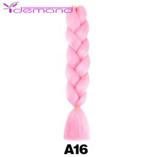 Y Demand 24 Inch Ombre Color Synthetic Braids