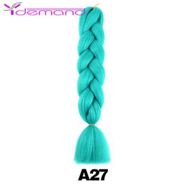 Y Demand 24 Inch Ombre Color Synthetic Braids