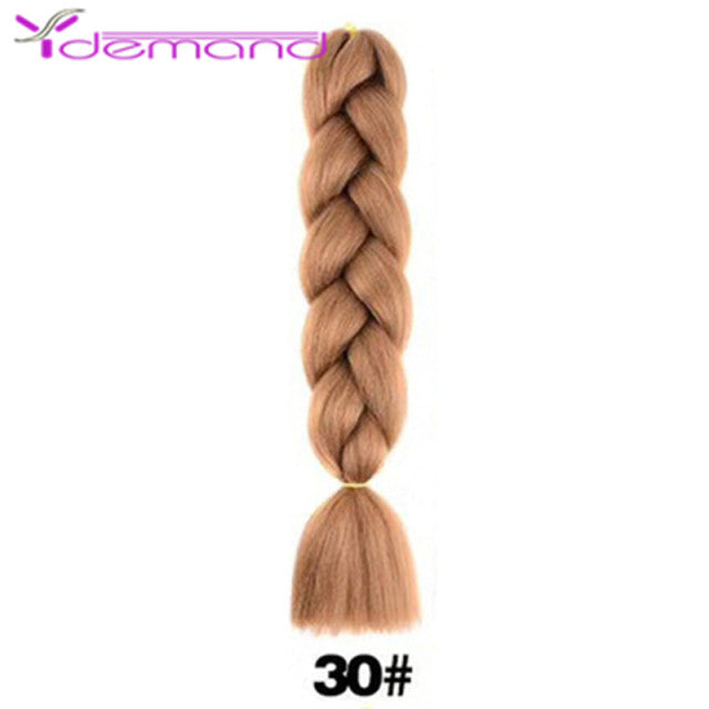 Y Demand 24 Inch Ombre Color Synthetic Braids