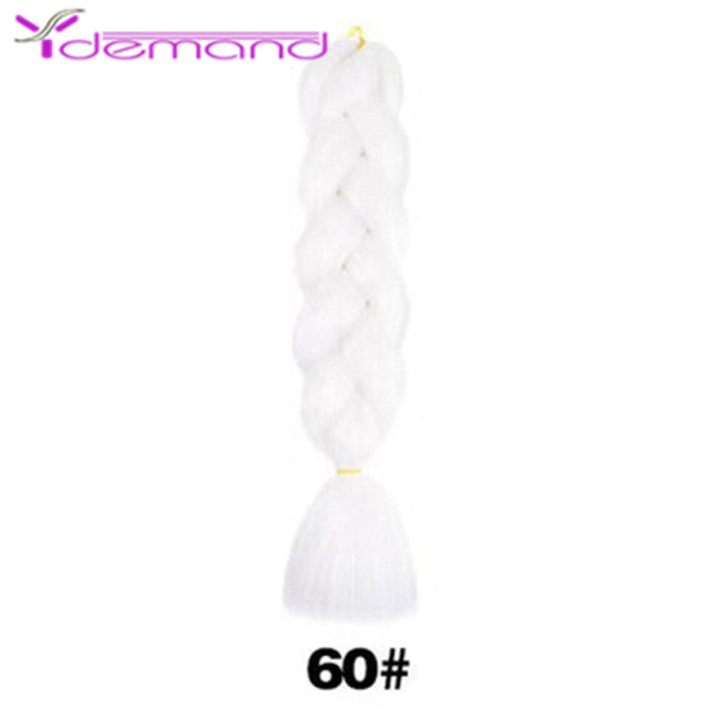 Y Demand 24 Inch Ombre Color Synthetic Braids