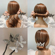 DIY Hair Style Hair device braided hair artifact lazy curly hair stick