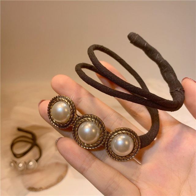 DIY Hair Style Hair device braided hair artifact lazy curly hair stick