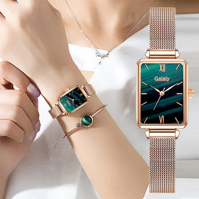 Gaiety Brand Women Watches Fashion Square Ladies Quartz Watch