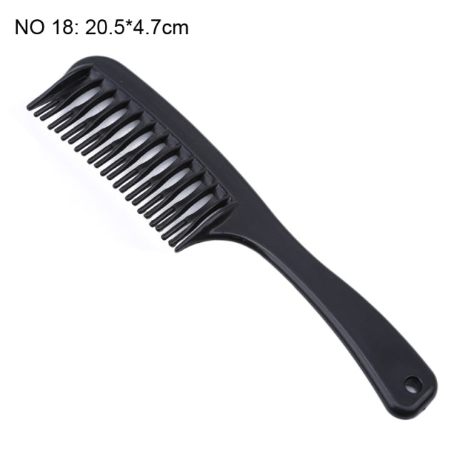 Grove Hairdress Comb Heat Resistant Woman Wet Hook Curly Hair Brushes