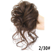 LUPU Synthetic Hair Bun Chignon Messy Curly Hair