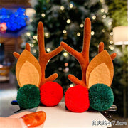 Christmas Cute Antler Hair Clips