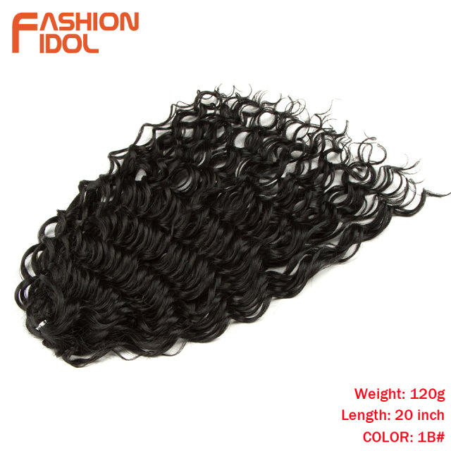 Deep Wavy Twist Crochet Hair Synthetic Afro Curly Hair