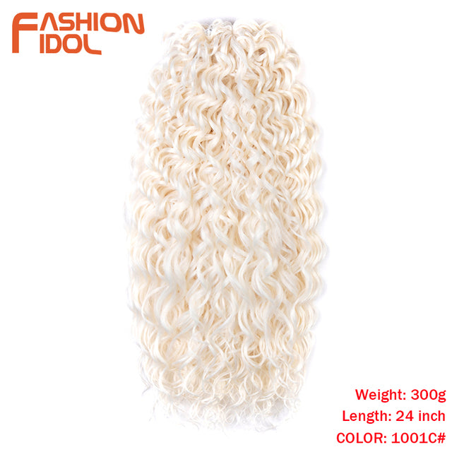 Deep Wavy Twist Crochet Hair Synthetic Afro Curly Hair